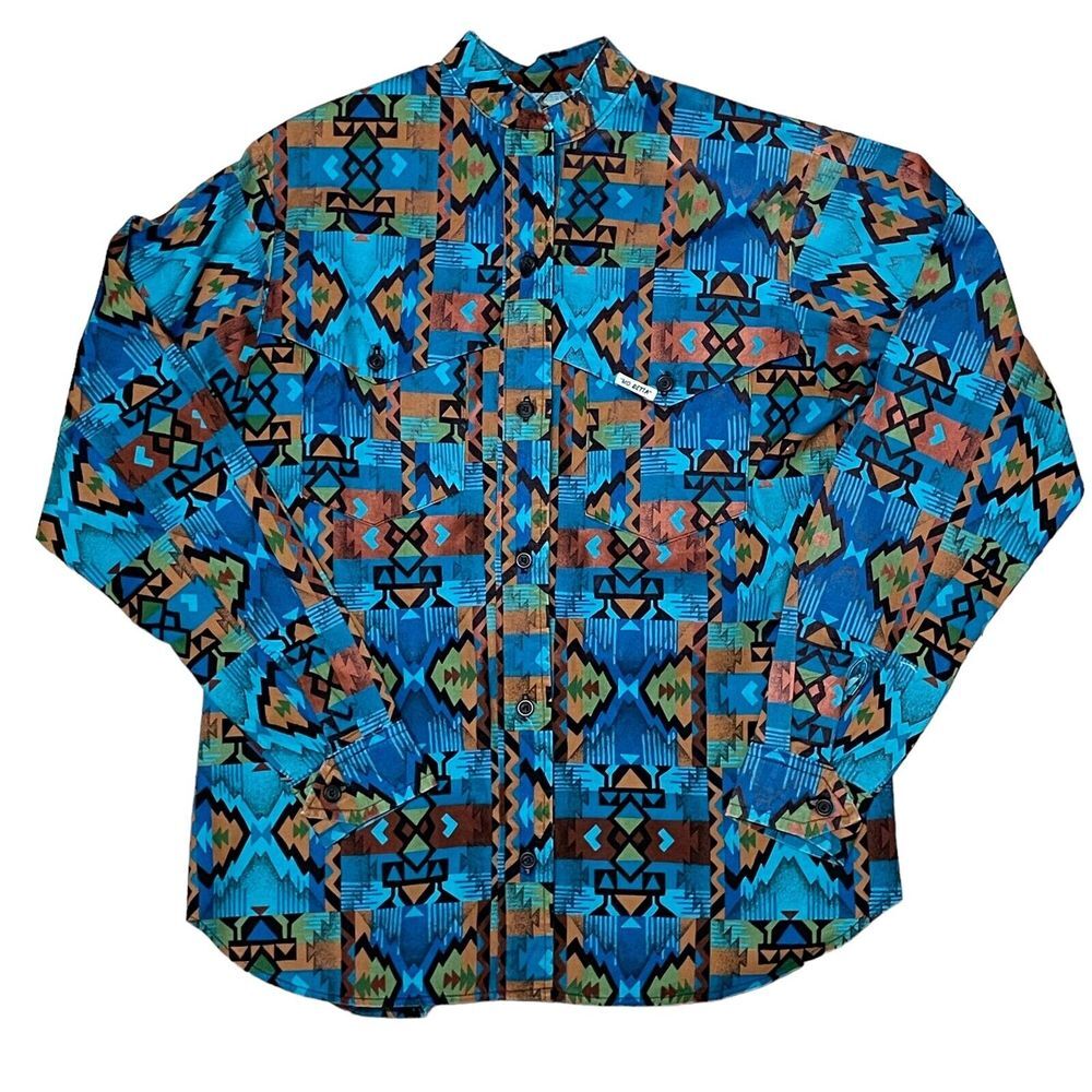 Vintage Authentic Maury Tates "MO BETTA" Rodeo‎ Button Up Western Shirt Rare